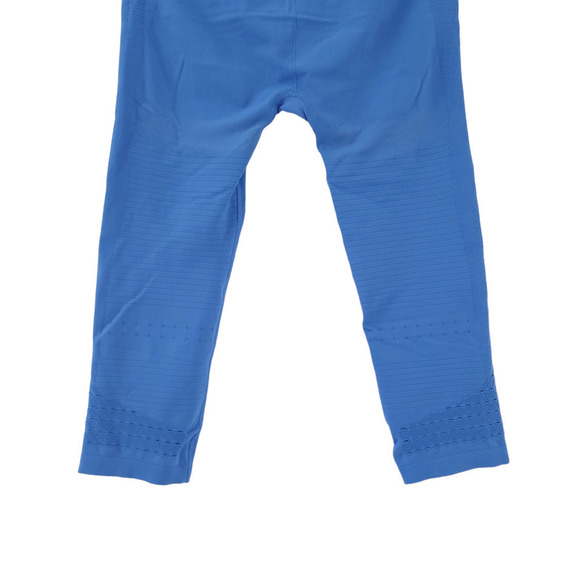 Gymshark Leggings Large Blue Energy Seamless Cropped High Waist Eyelet Pants - Picture 6 of 7
